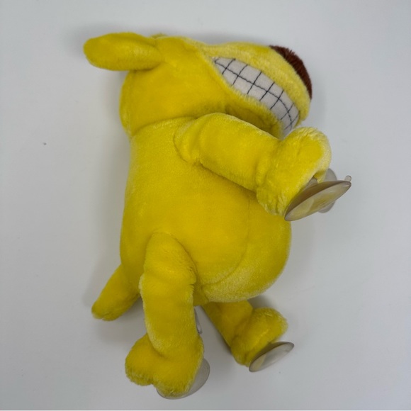 1987 Mother Goose Grimm Dog Plush Window Suction Cups Grimmy Spinning Head Clean - Picture 4 of 15